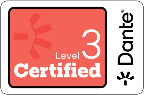Dante Certified Level 3